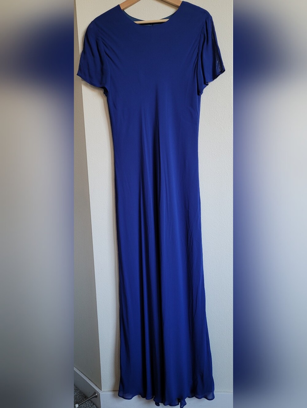 Benjamin A. Vintage Full Length Short Sleeve Dress